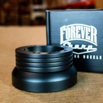 5 & 6 Hole Steering Wheel Black Hub Adapter ( Flaming River, Ididit, Gm, Chevy). Fixed Price $46.00.
