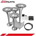 180DB Loud Chrome Plated 4 Horns Quad Trumpet Air Kit Train Semi Truck Boat. Fixed Price $128.61.