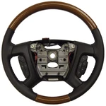 2009-2012 Buick Enclave Acadia Steering Wheel Leather Wood New 20760258 25961522. Fixed Price $99.95.