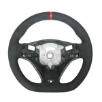 Bmw Mp Style Alcantara Steering Wheel Red Mark E92 E90 E81 M3 328I 335I Auto. Fixed Price $320.00.