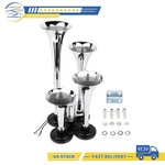 For Truck Car Suv 12V/24V 150DB Trumpets Electric Train Air Horn Silver Chrome. Fixed Price $29.39.