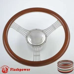 15.5'' Billet Steering Wheels Wood Half Wrap Banjo Gm Corvair Impala Chevy Ii. Fixed Price $225.50.