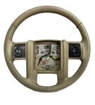 2008 Ford F350SD Steering Wheel Camel Leather Oem 8C34-3F563-CC W/controls. Fixed Price $150.00.