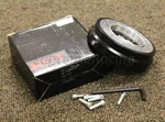 Rdt Black 6 Hole Universal Steering Wheel 1" Short Quick Release Adaptor. Fixed Price $34.49.