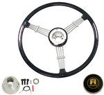 "banjo" Black Steering Wheel W/ Mount Kit, Fits Vw Type & Ghia 1949-1959. Fixed Price $504.95.