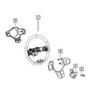 Genuine Mopar Steering Wheel 5MT12DX9AA. Fixed Price $432.37.