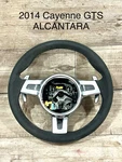 2014 Porsche Cayenne Gts Sport Design Black Steering Wheel W/ Paddles Alcantara. Fixed Price $599.00.