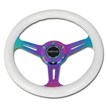 Nrg 31CM White Wood Grain Grip Neo Chrome 3-SPOKES Steering Wheel ST-310WT-MC. Fixed Price $152.00.