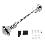 Chrome Single Trumpet Loud Train Semi Boat Air Horn System Kit With Cover 135DB. Fixed Price $43.79.