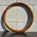 14" Dark Wood With Black Rivets Replacement Half Wrap Forever Sharp Wheels. Fixed Price $64.98.