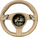 Porsche Steering Wheel Cayenne Panamera Luxor Beige Oem. Fixed Price $988.21.
