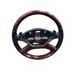 2013 Mercedes S-class Steering Wheel Black Leather/wood A2214609203 Factory Oem. Fixed Price $110.00.
