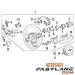 2022-2025 Chevrolet Trailblazer Heated Steering Wheel Module New Oem 42743421. Fixed Price $35.63.