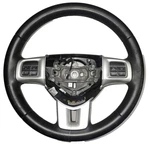 12-16 Dodge Caravan Steering Wheel Leather Black W/ Radio & Hands Free Control. Fixed Price $95.17.