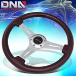 Nrg ST-015CH-PP 350MM Purple Wood Handle Chrome 2"DEEP Dish Spoke Steering Wheel. Fixed Price $160.00.