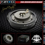 Universal Nrg Steering Wheel 6-HOLE Thin Quick Release Adaptor Kit Carbon Fiber. Fixed Price $125.00.