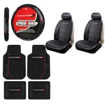 New 9PC Dodge Elite Rubber Floormats Seat And Steering Wheel Set. Fixed Price $113.38.