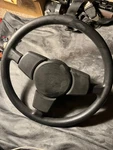 Porsche 911SC Three Spoke Steering Wheel W/ Pad Original Black 911.347.084.02. Fixed Price $499.00.