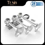 150DB 3 Trumpets Air Horns Train Kit For Truck/car/pickup Loud System. Fixed Price $122.19.