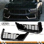 For 2024-26 Mustang Dark Horse Ampp Gloss Black Front Bumper Sequential Led Drl. Fixed Price $146.99.