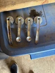 Jeepster Commando Door Handle Set Chrome Knobs Wagoneer J10 J2000 Kaiser. Fixed Price $125.00.