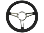 Steering Wheels 9 Bolt (black Leather/polished Aluminum Slotted 3-SPOKE). Fixed Price $219.99.