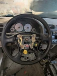 2001 2002 Civic 1.7L Stering Wheel Black No Bag Used Oem. Fixed Price $24.00.