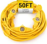 Extension Cord With Multiple Outlets 50 Ft Heavy Duty 16 Gauge Power Sjtw Cabl. Fixed Price $103.69.