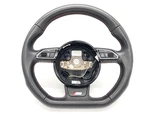 2013 2017 Audi S5 Black Leather Red Stitching Flat Bottom Steering Wheel Oem. Fixed Price $347.09.