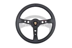 Genuine Porsche Sports Steering Wheel(leather) PCG-347-084-10. Fixed Price $525.00.