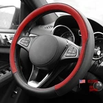 FH2009 Geometric Chic Genuine Leather Steering Wheel Cover () Universal Red. Fixed Price $29.05.