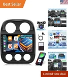 Upgrade Your Ride: 10.1" Jeep Compass Android Stereo With Steering Wheel Control. Fixed Price $239.98.