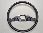 Very Nice Used Original Porsche 924 Spoke Black Leather Steering Wheel 1976-79. Fixed Price $150.00.