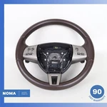 07-11 Jaguar X250 Xf Xk Steering Wheel W/ Switch & Paddle Shifters Brown Oem. Fixed Price $152.23.