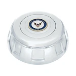 Chrome Aluminum Steering Wheel Horn Button With Metal Medallion - U.s. Navy. Fixed Price $67.99.