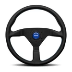 Momo Monte Carlo Steering Wheel 350MM Blue Stitching W/horn Button - MCL35BK6B. Fixed Price $249.00.