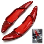 Red Carbon Fiber Steering Wheel Paddle Shifter Extension For 15-UP Mercedes Amg. Fixed Price $76.09.