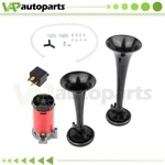 12V Loud Car Truck Motorcycles Boat Dual Trumpet Train Air Horn Compressor Kit. Fixed Price $20.24.