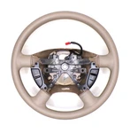 Ford 03-06 Expedition Medium Parchment Tan Vinyl Steering Wheel Cruise Only. Fixed Price $249.99.