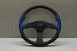 Nardi Personal Thunder Steering Wheel - 350MM Black / Blue Perforated Leather. Fixed Price $499.79.