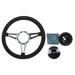 Vsw Steering Wheel Kit Chevy/ Gmc C/k 88-94 14 9-BOLT Polished Spoke Black L.... Fixed Price $311.07.
