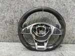 Suede Steering Wheel Pedal Shift Mercedes W218 CLS63S GLE63 Amg Oem. Fixed Price $500.00.