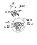 Genuine Mopar Steering Wheel Wiring 68222847AC. Fixed Price $27.08.
