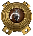 New Old Stock Horn Ring Button Ornament For 1942 Plymouth Models #953785. Fixed Price $150.00.