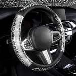 Autoyouth Leopard Steering Wheel Cover - Bling Crystal Black Silver. Fixed Price $25.84.