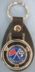 Blue Corvette 1233 Mini Steering Wheel Leather Mid Year Crossed Flags Key. Fixed Price $26.95.