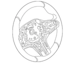 Genuine Bmw Steering Wheel 32-30-5-A4B-4A7. Fixed Price $1315.70.