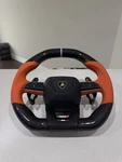 Oem 2018-2026 Lamborghini Urus Flat Top Carbon Fiber Steering Wheel. Fixed Price $2500.00.