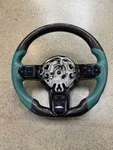 Steering Wheel Bmw Mini Cooper F54 F55 F56 F57 F60 Flat Bottom Green. Fixed Price $199.99.