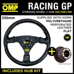 Omp Racing Gp 330MM Steering Wheel & Hub Fits Bmw E36 M3 Evo 3.2 92-98. Fixed Price $245.50.